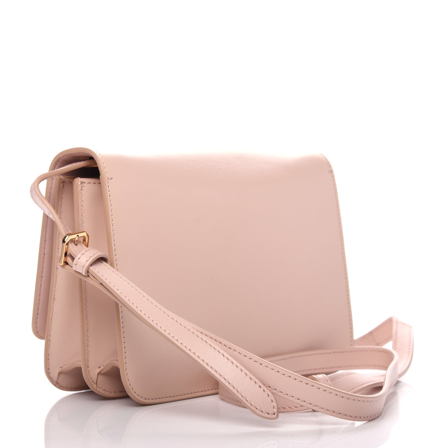 Burberry Calfskin Small TB Bag Rose Beige 3 of 8
