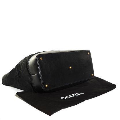 Chanel Iridescent Grained Calfskin Large Tote Black 4 of 7