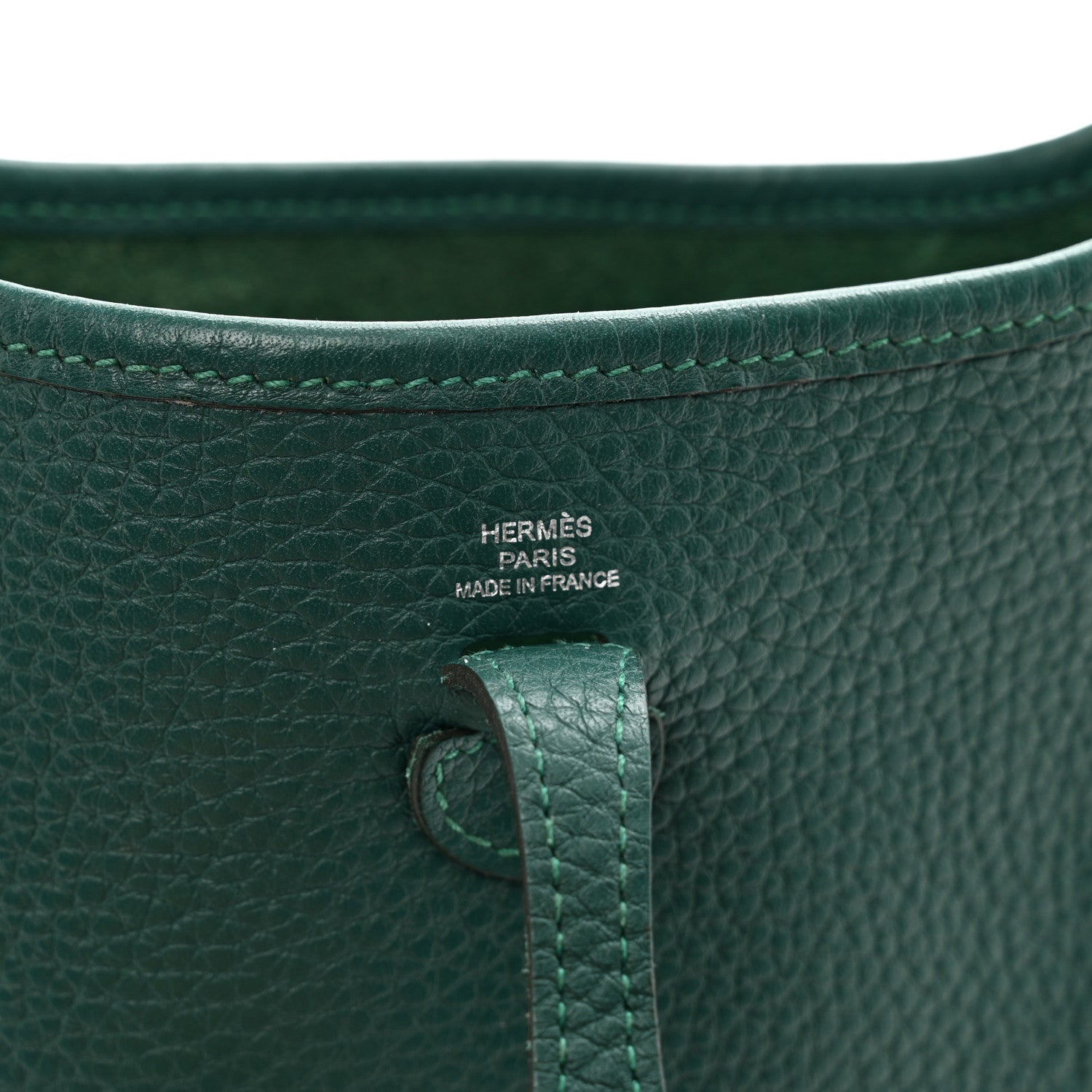 Hermes Taurillon Clemence Evelyne TPM Malachite Bleu Izmir 7 of 11