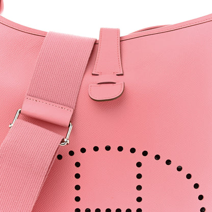 Hermes Epsom Evelyne III GM Rose Confetti 8 of 12