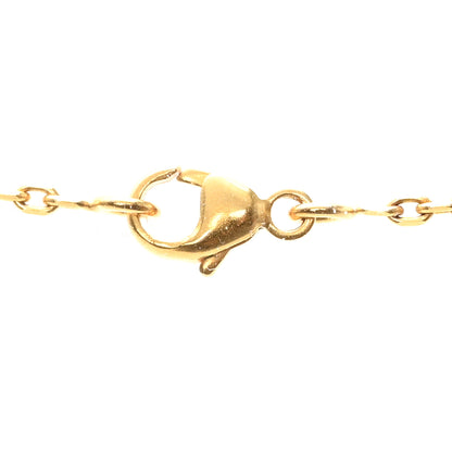 Hermes Lacquered Rose Gold Pop H Pendant Necklace Marron Glace 6 of 6