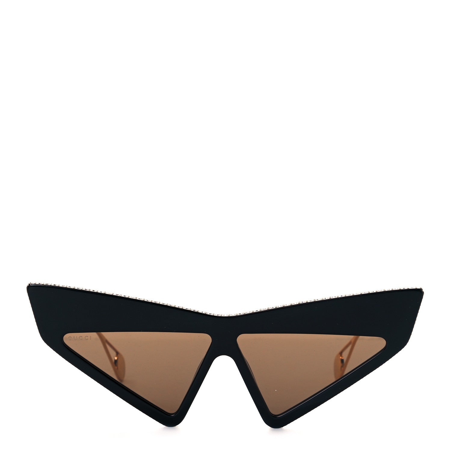Gucci Acetate Crystal Geometric Sunglasses GG0430S Black 2 of 6