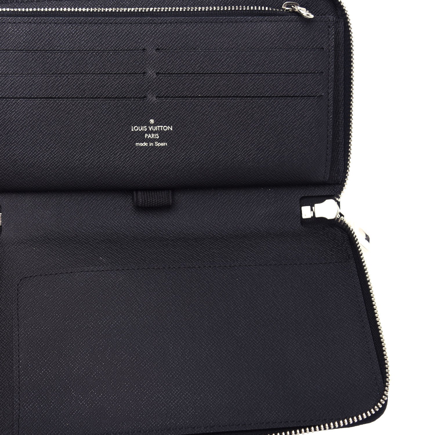 Louis Vuitton Epi Zippy Organizer Wallet Black 5 of 8