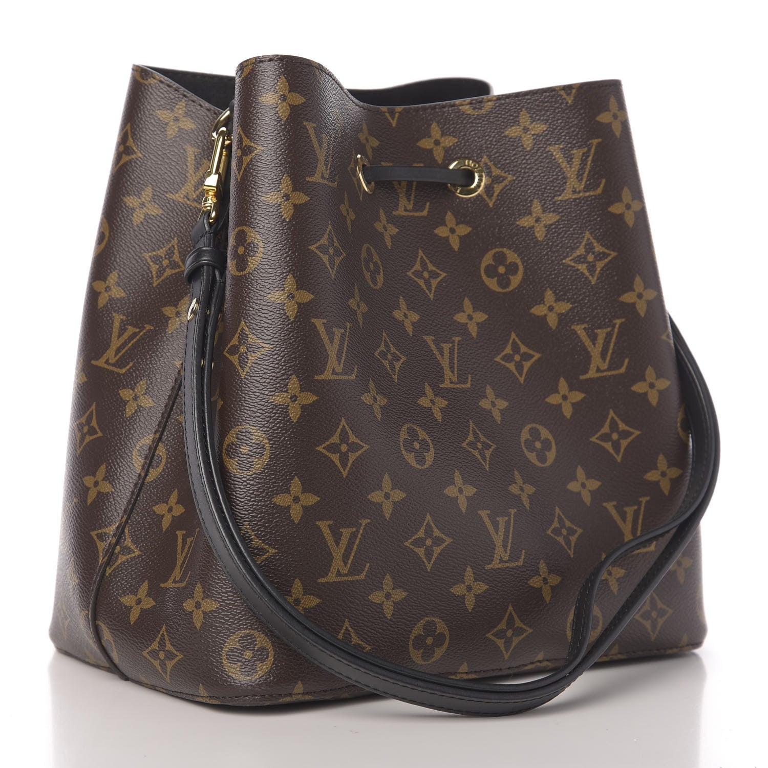 Louis Vuitton Monogram Neonoe MM Black 3 of 9
