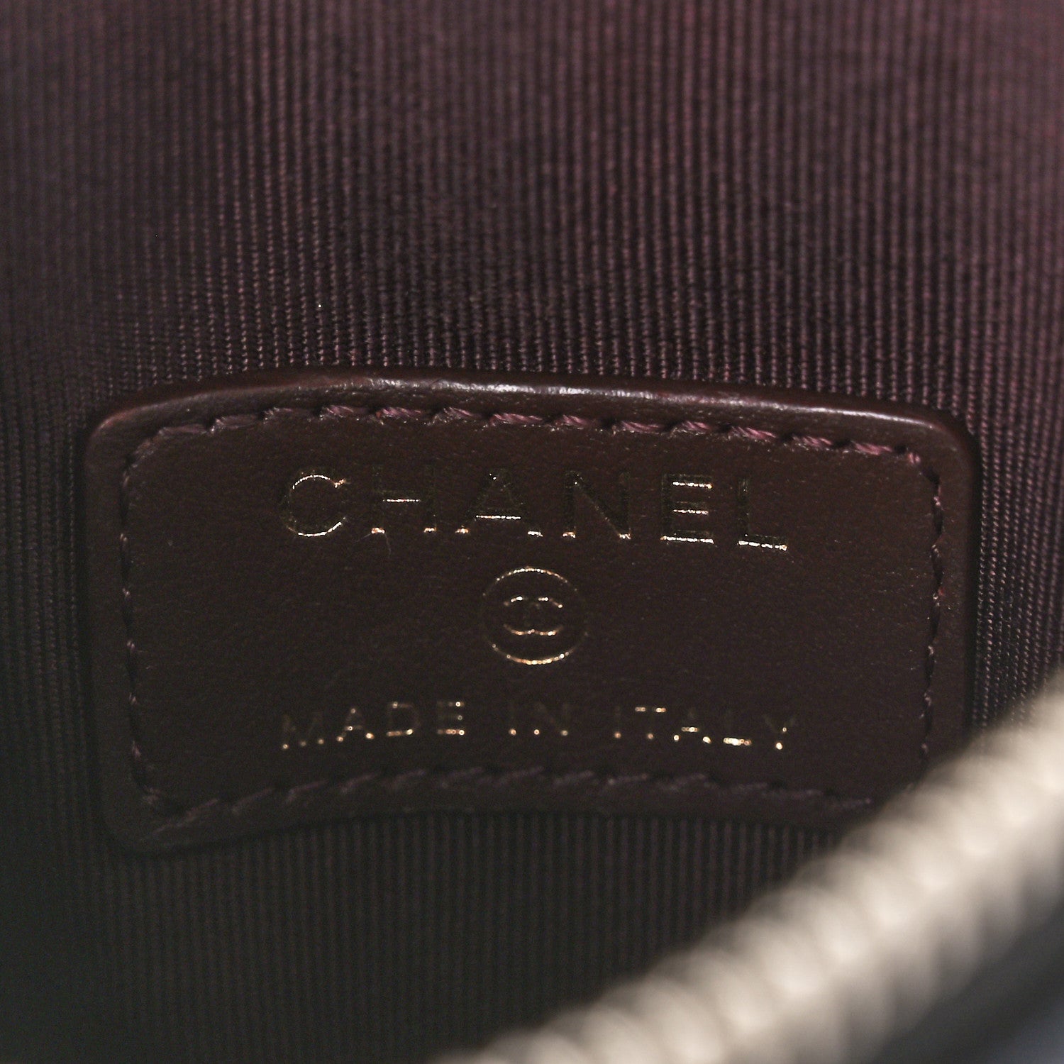 Chanel Caviar Quilted Phone Holder With Chain Black 6 of 12