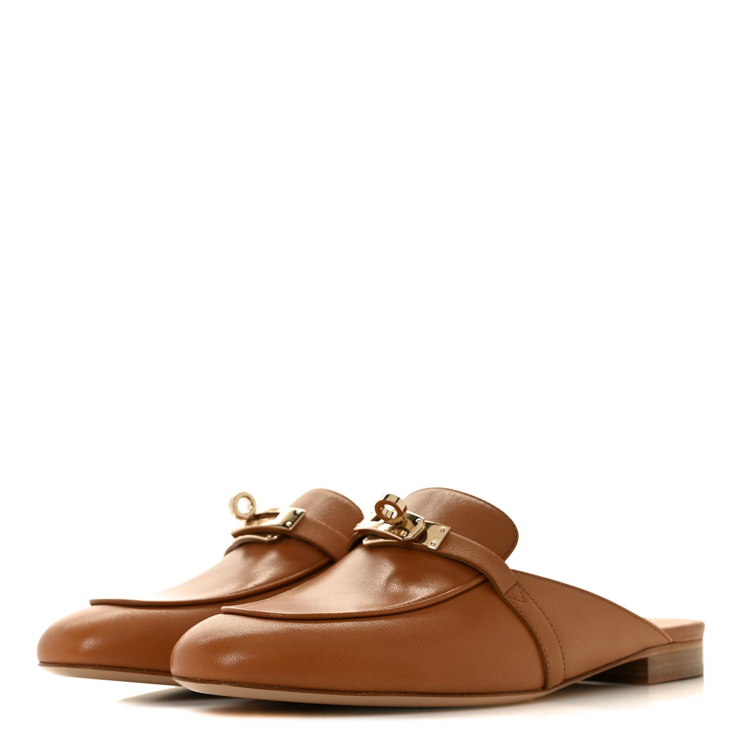 Hermes Goatskin Oz Mules 39 Palissandre 3 of 9