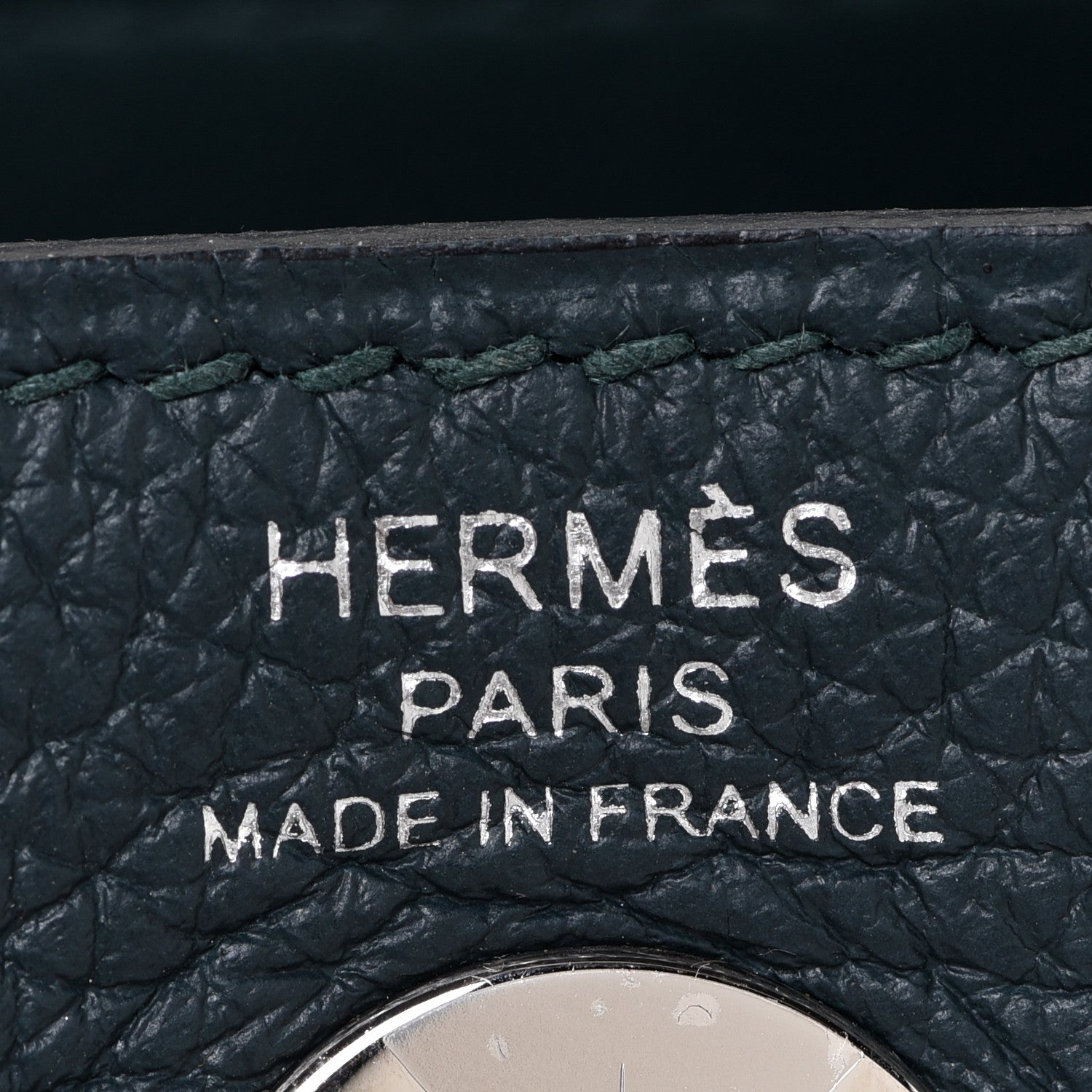 Hermes Taurillon Clemence Mini Lindy 20 Vert Cypress 6 of 10