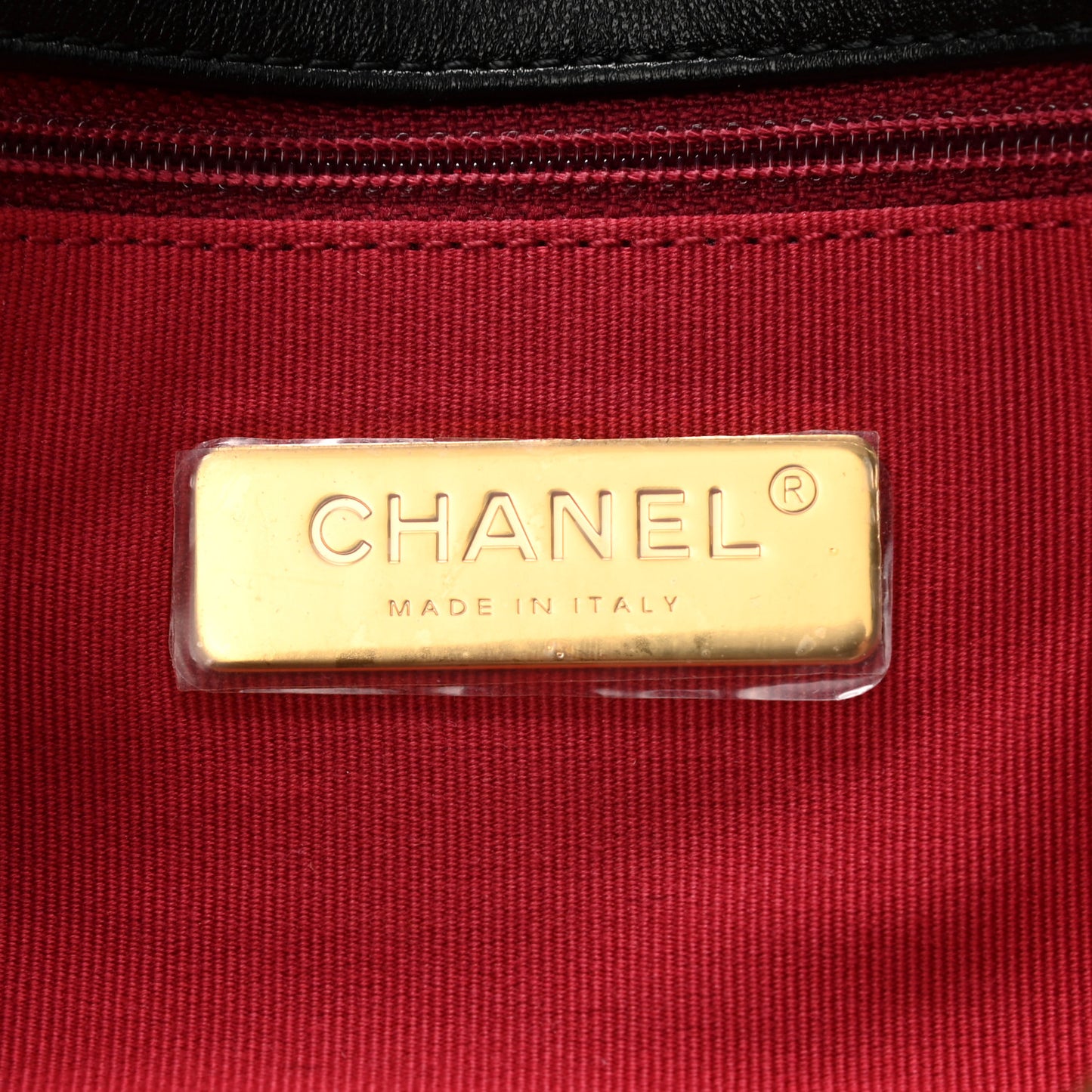 Lambskin Quilted Large Chanel 19 Flap Black