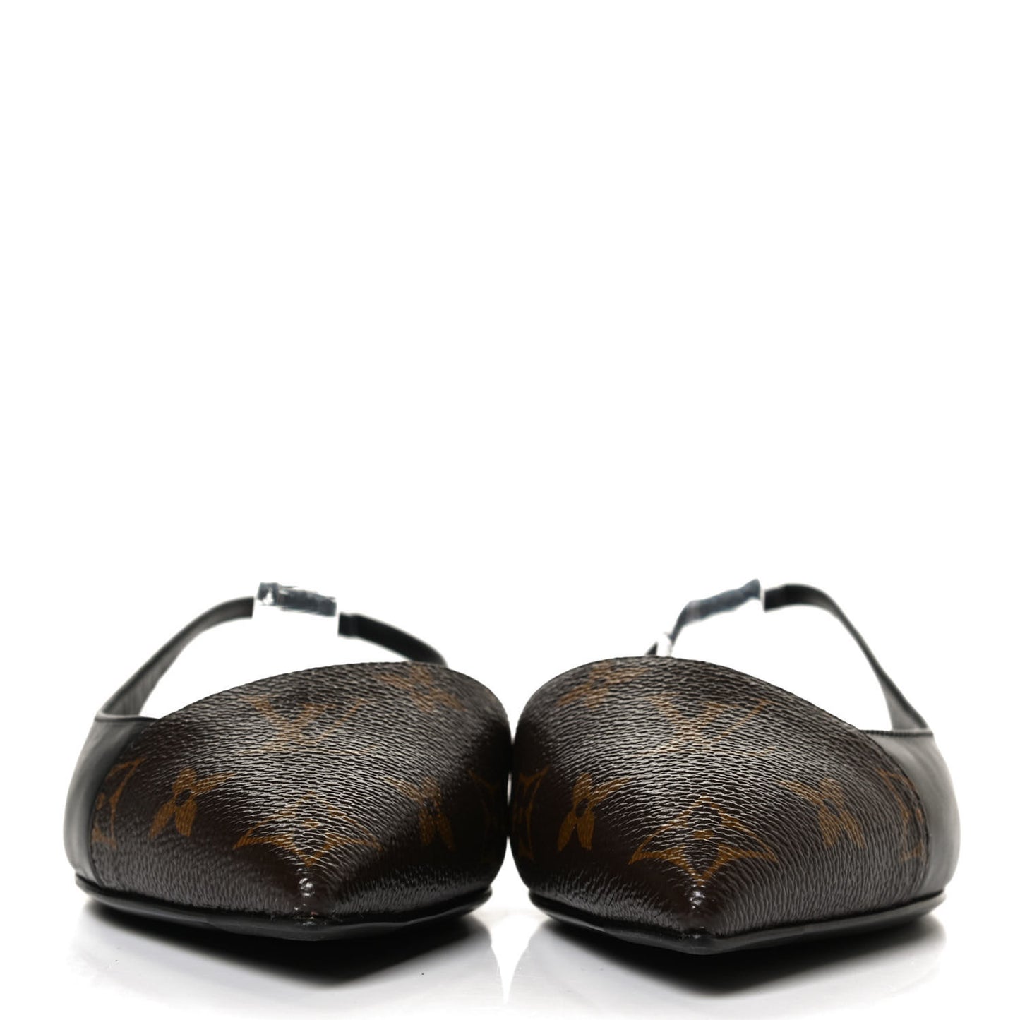 Patent Monogram Cherie Slingback Ballerina Flats 37.5