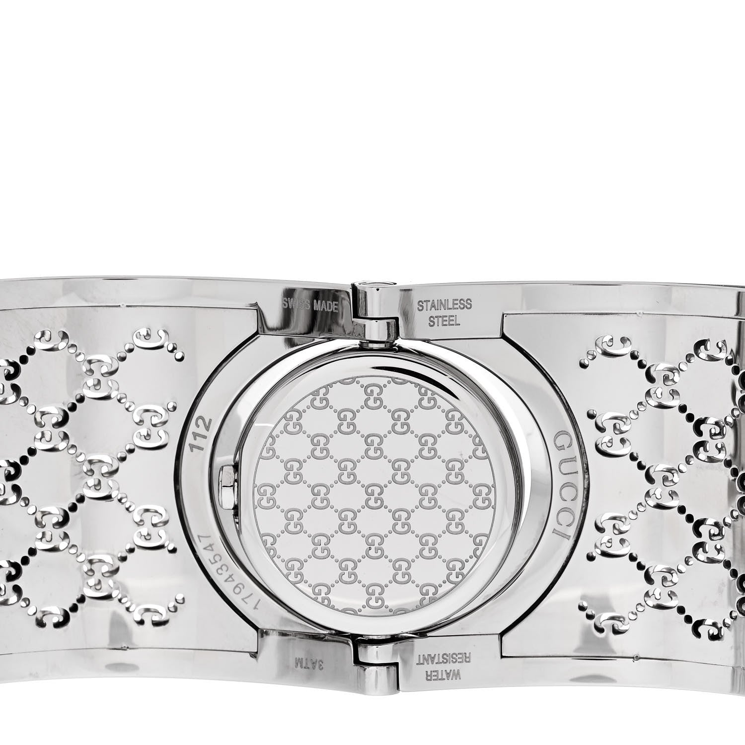 Gucci Stainless Steel 33mm Twirl Quartz Watch Brown 4 of 5