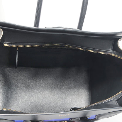 Celine Smooth Calfskin Mini Tri-Color Luggage Indigo 7 of 9
