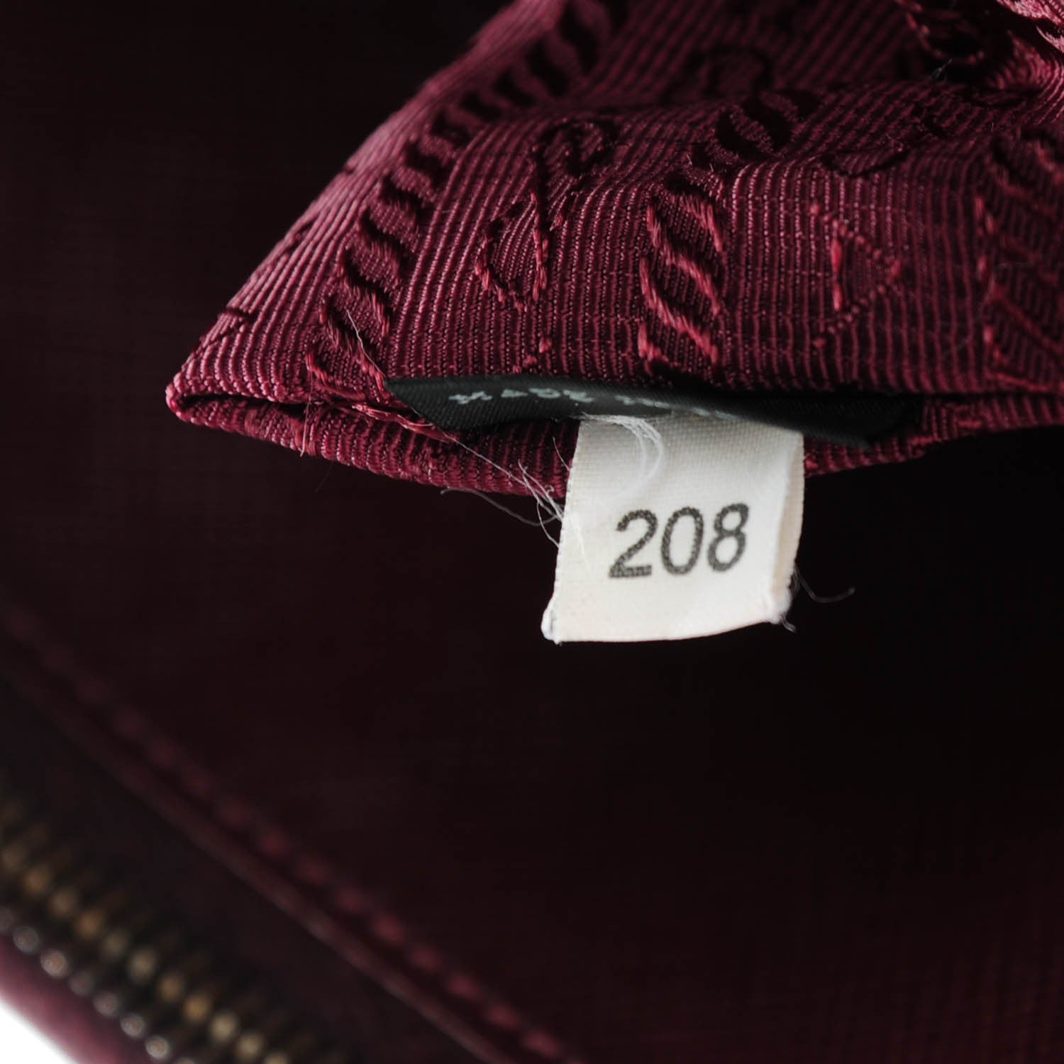 Prada Saffiano Lux Extra Large Galleria Double Zip Tote Cherry 8 of 9