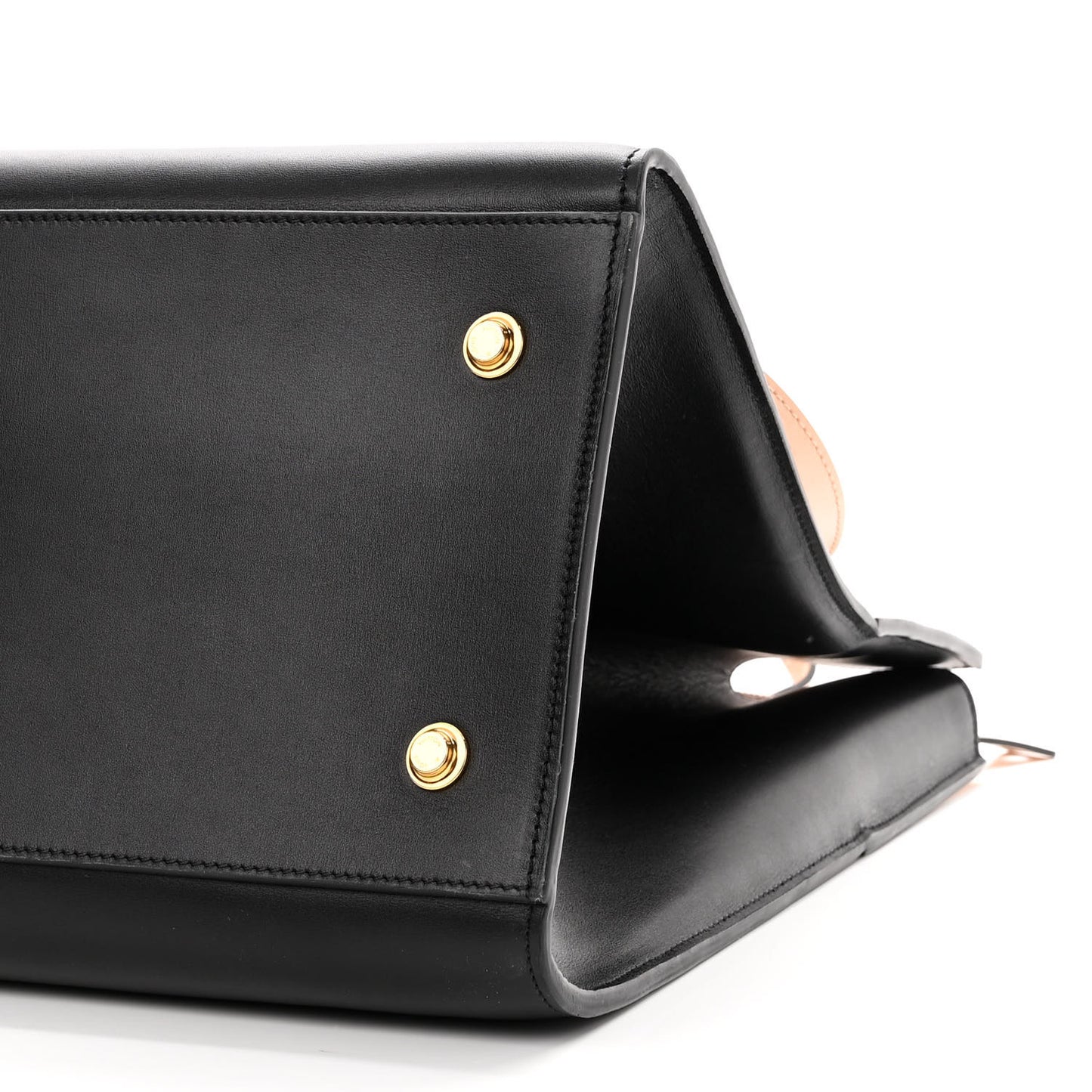 Calfskin City Steamer XL Black Creme Bourgogne