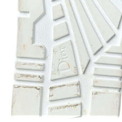 Christian Dior Suede Patent Terry Cloth Dior-ID Platform Sneakers 41 White Framboise 7 of 11