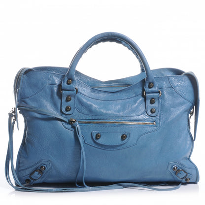 Balenciaga Agneau City Bleu 11 of 20