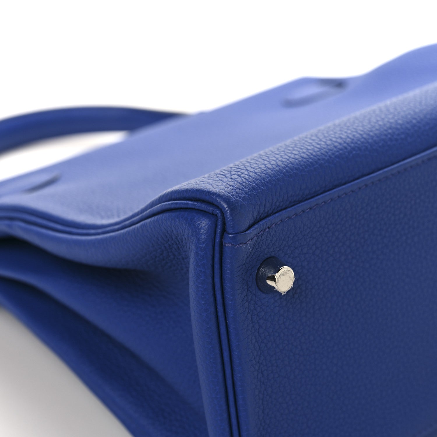 Hermes Togo Kelly Retourne 28 Bleu Royal 11 of 12