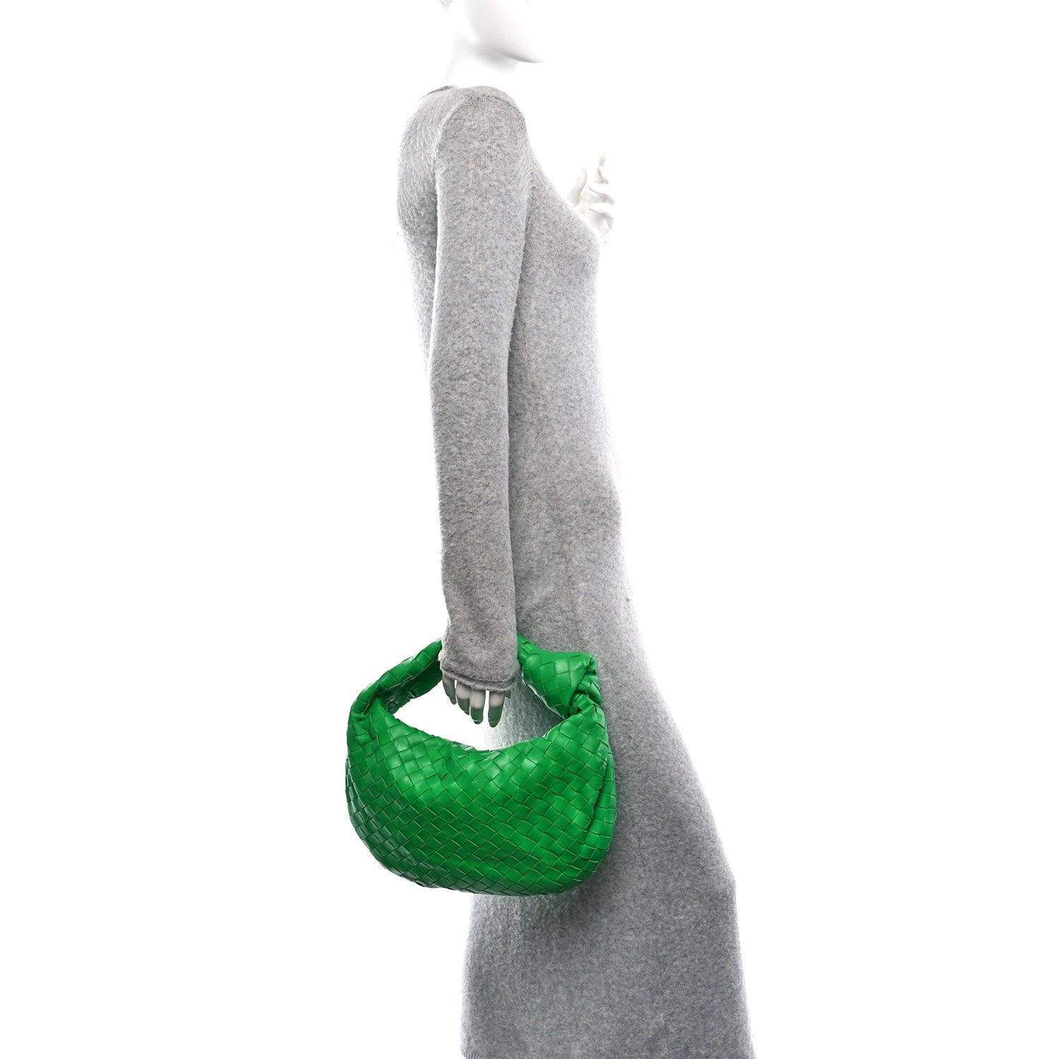Bottega Veneta Nappa Intrecciato Teen Jodie Hobo Parakeet 2 of 11