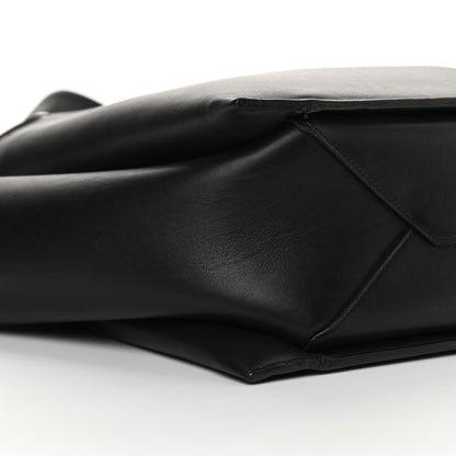 Celine Supple Natural Calfskin Medium Tri-Fold Bag Black 8 of 10