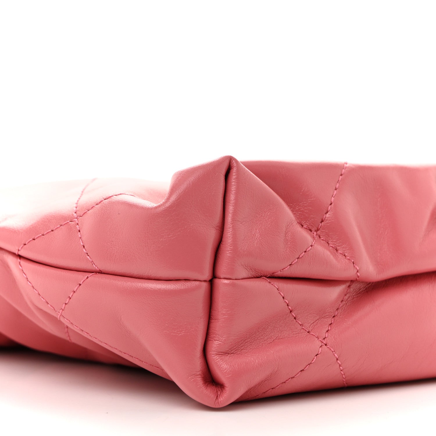 Chanel Shiny Calfskin Quilted Mini Chanel 22 Pink 9 of 11