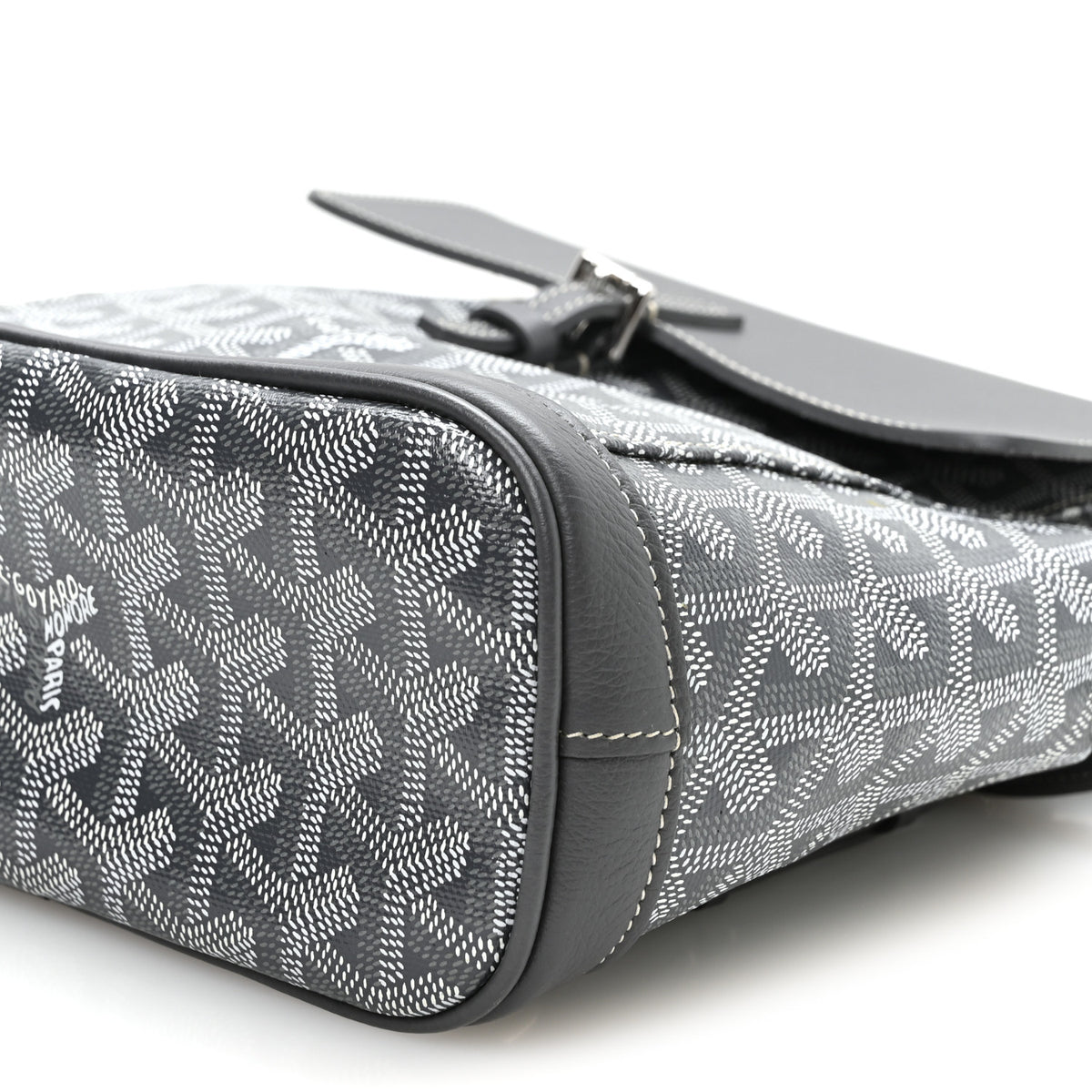 Goyardine Calfskin Mini Alpin Backpack Grey