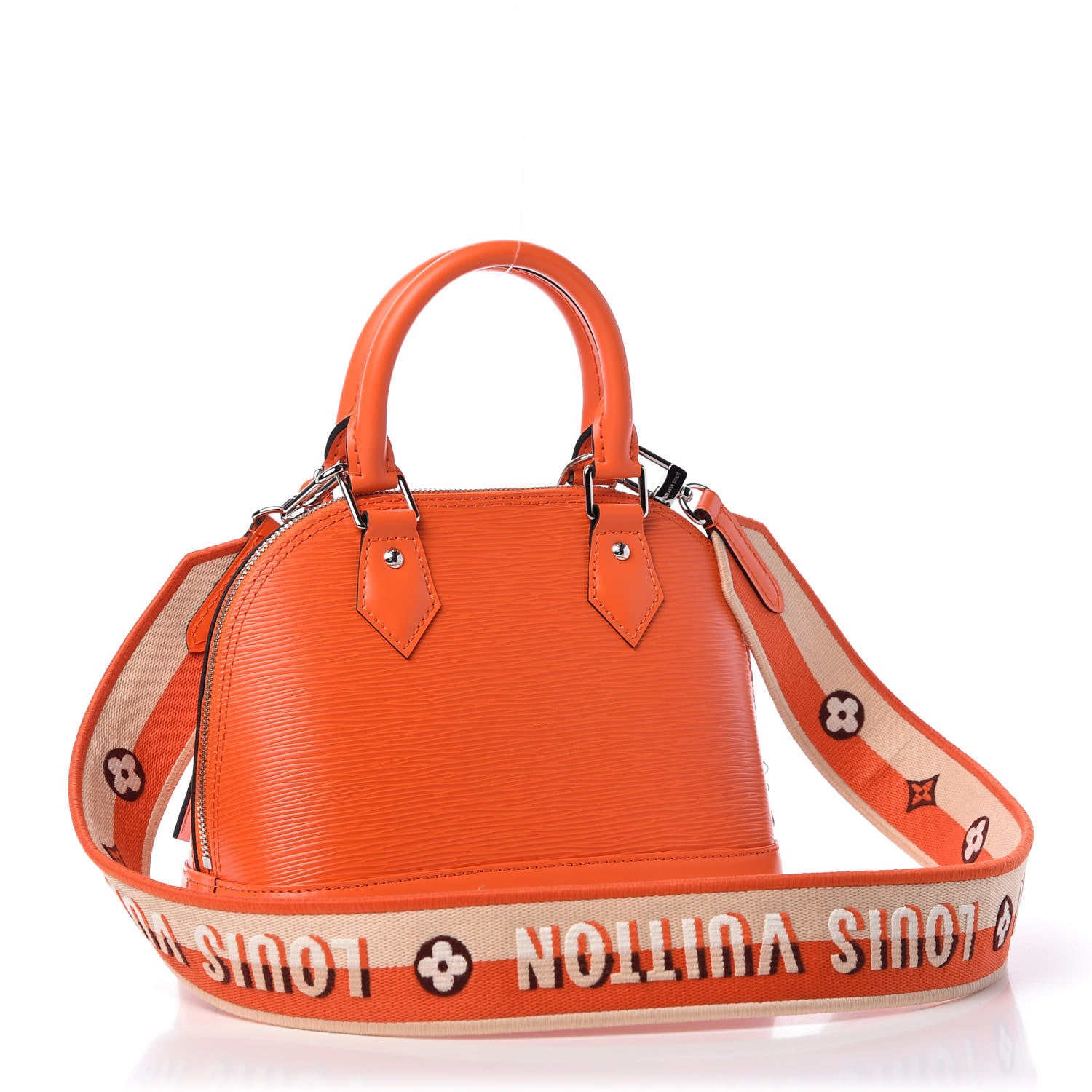 Louis Vuitton Epi Jacquard Alma BB Orange 3 of 8
