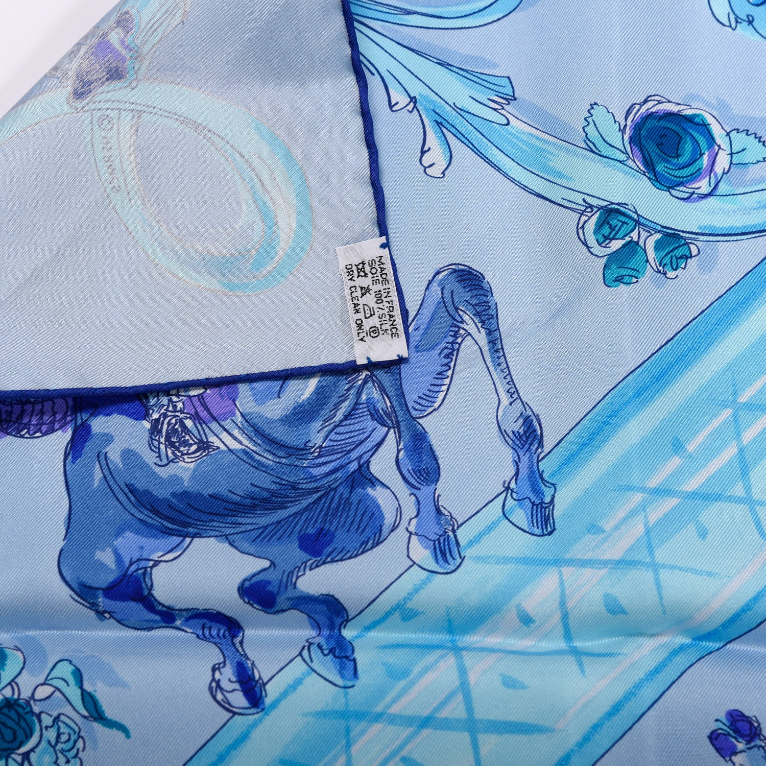 Hermes Silk Ecole Portugaise D'Art Equestre Scarf 90 2 of 5