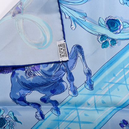 Hermes Silk Ecole Portugaise D'Art Equestre Scarf 90 2 of 5