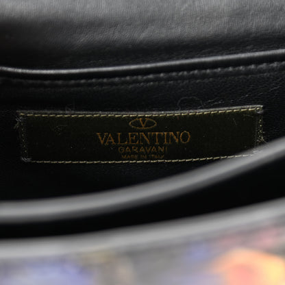 Valentino Garavani Canvas Vitello Camubutterfly Va Va Voom Shoulder Bag Multicolor 6 of 9