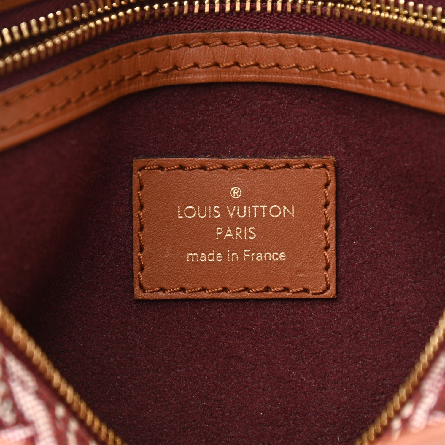 Louis Vuitton Jacquard Since 1854 Speedy Bandouliere 25 Bordeaux 6 of 13