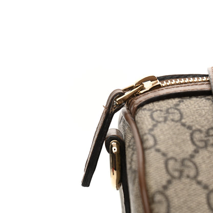 Gucci GG Supreme Monogram Margaux Calfskin Medium Nice Boston Beige Ebony Acero 11 of 12