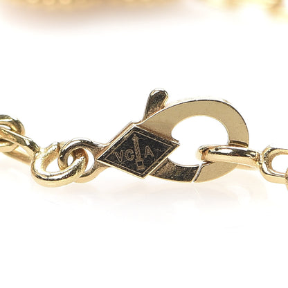 Van Cleef & Arpels 18K Yellow Gold 5 Motifs Vintage Alhambra Bracelet 4 of 7