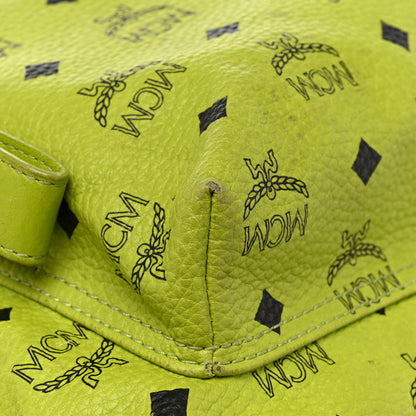 MCM Visetos Crown Stud Large Stark Backpack Green 17 of 23