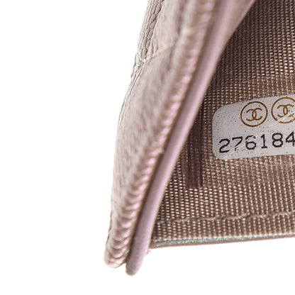 Chanel Iridescent Caviar Quilted Small Flap Wallet Beige 8 of 9