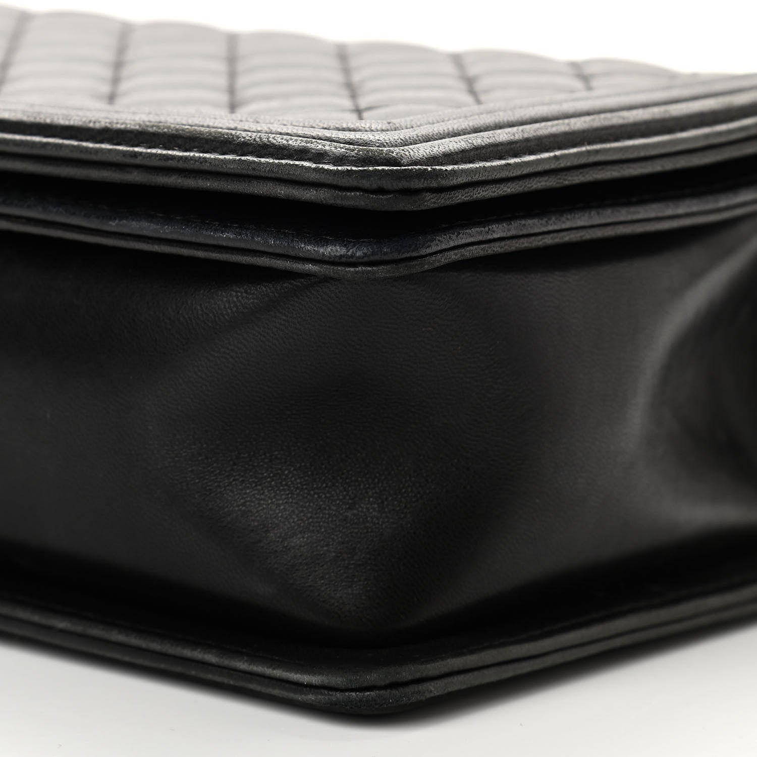 Chanel Lambskin Quilted New Medium Boy Flap Black 10 of 11
