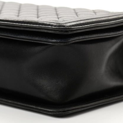 Chanel Lambskin Quilted New Medium Boy Flap Black 10 of 11