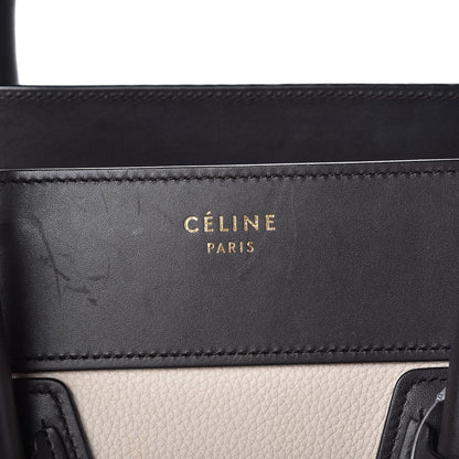 Celine Baby Grained Calfskin Nubuck Mini Luggage Daffodil 6 of 14