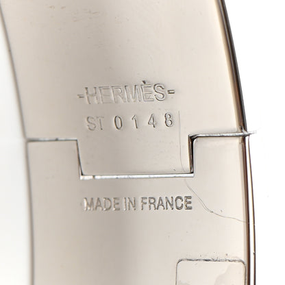 Hermes Enamel Wide Clic Clac H Bracelet GM Black 4 of 7