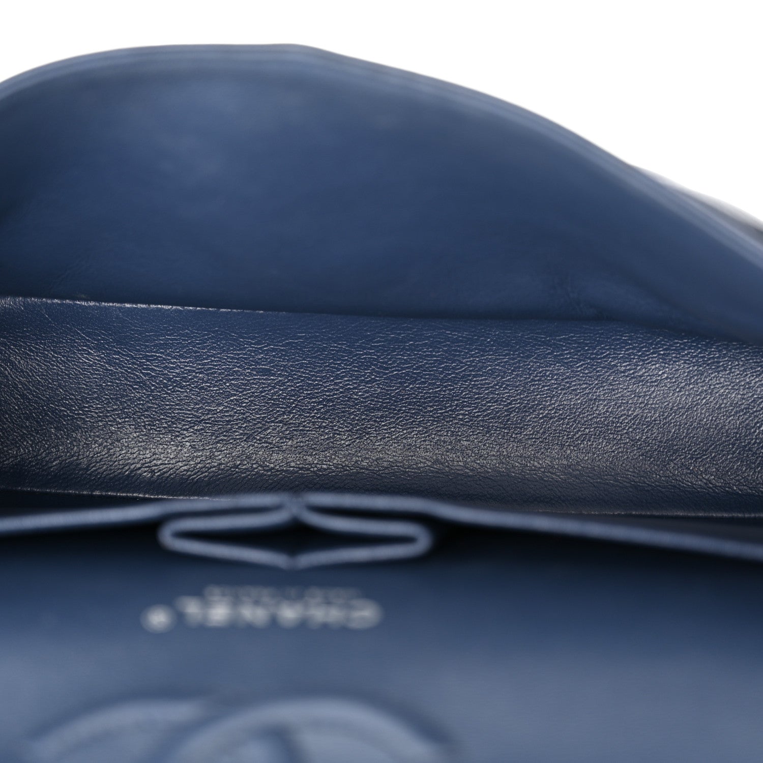 Chanel Caviar Quilted Medium Double Flap Navy 5 of 13