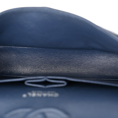 Chanel Caviar Quilted Medium Double Flap Navy 5 of 13