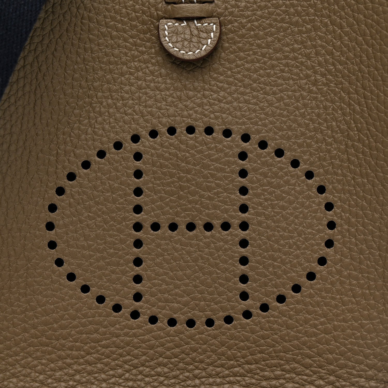 Hermes Taurillon Clemence Amazone Evelyne TPM Etoupe Bleu Indigo 8 of 11