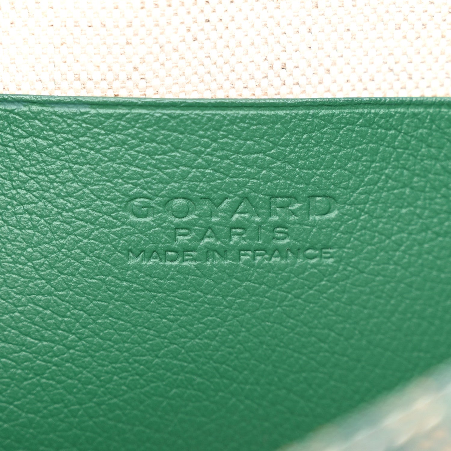 Goyard Goyardine Plumet Wallet Clutch Green 8 of 13