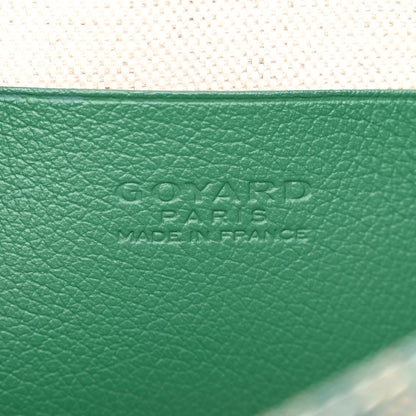 Goyard Goyardine Plumet Wallet Clutch Green 8 of 13