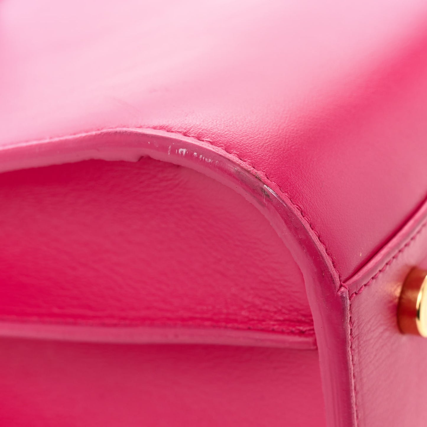 Calfskin Small Sac De Jour Lipstick Fuchsia