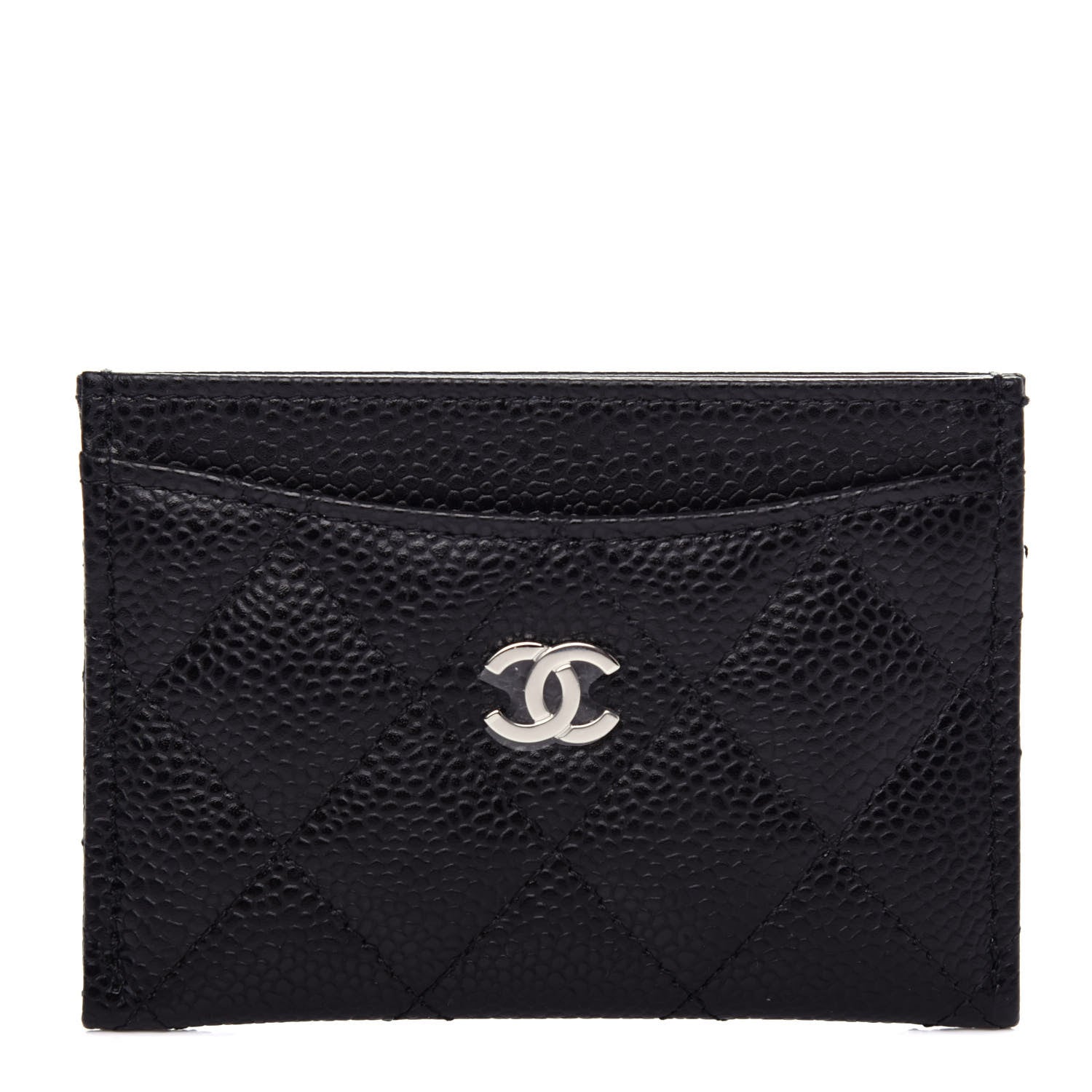Chanel Caviar Quilted Card Holder Black 1 of 9
