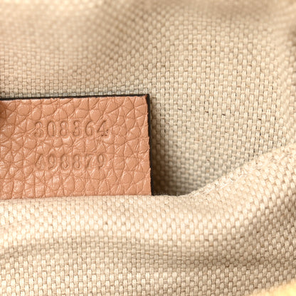 Gucci Pebbled Calfskin Small Soho Disco Bag Rose Beige 7 of 14