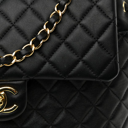 Chanel Calfskin Quilted Large Urban Spirit Backpack Black 12 of 12