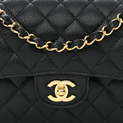 Chanel Caviar Quilted Small Double Flap Black 8 of 10