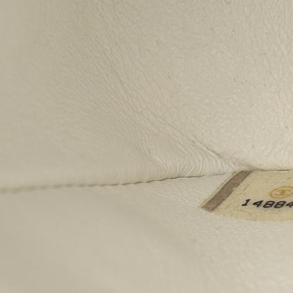 Chanel Caviar Quilted Jumbo Double Flap White 7 of 9