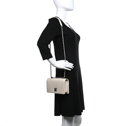 Chanel Calfskin Quilted Small Korean Garden Flap Off White 2 of 9