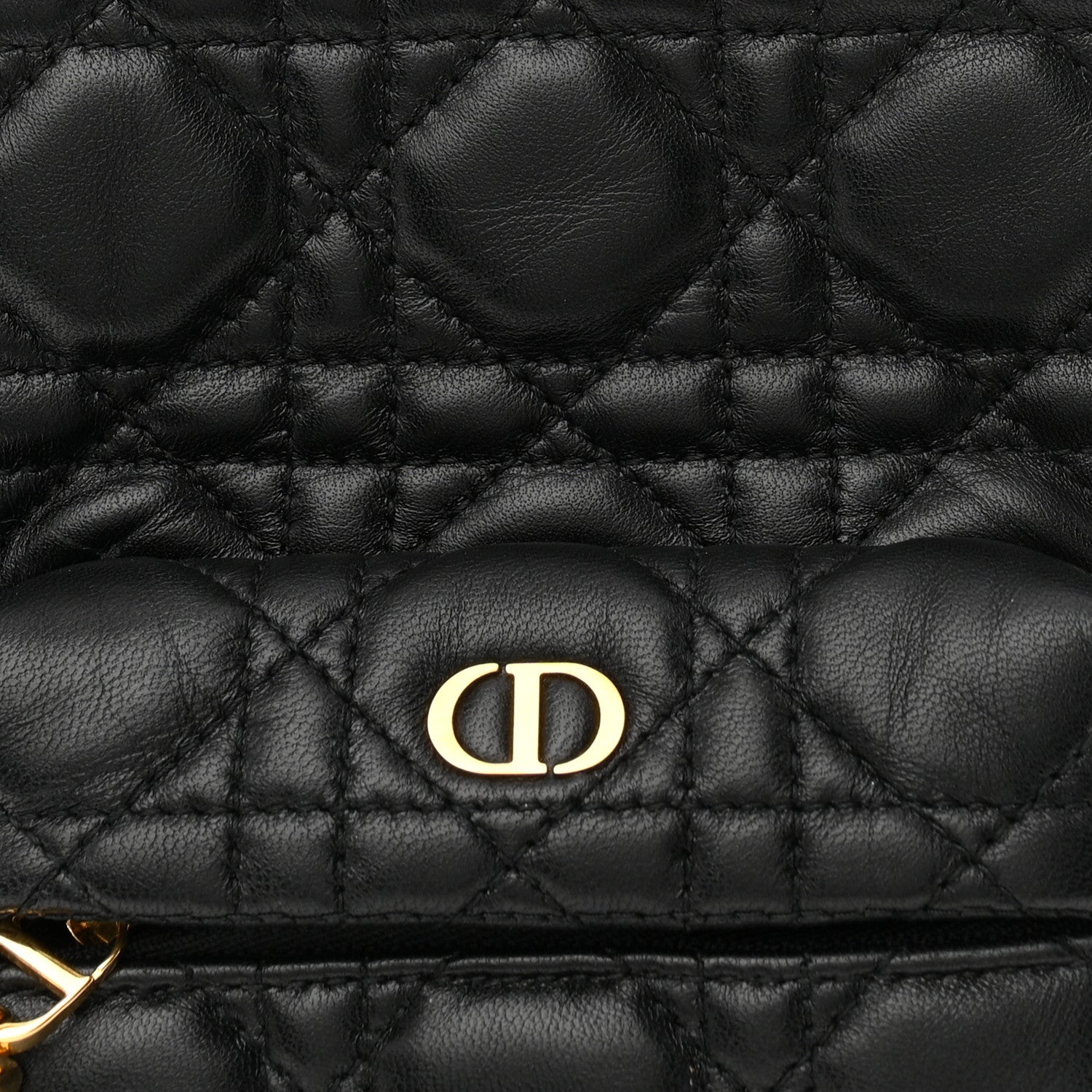 Christian Dior Lambskin Cannage Mini Backpack Black 8 of 11